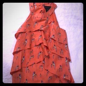 Parakeet sleeveless blouse